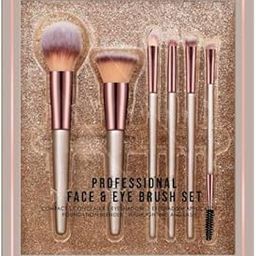 Beauty Gelanzi Makeup Brush Professional Face & Eye Brush Set of 6 with Synthetic Fibres and Easy Blending For Cream, Liquid & Powder Formulation-12