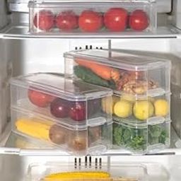 Fridge Storage Box Set for Meat, Vegetables, Fish, Fruits – 6-Pack-13