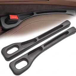 HUUSO 2 Pack Car Seat Side Gap Filler with Slot for Storing Phone, Cards & Coins, Side Gap Plug Strip to Prevent Dropping Items Compatible with Toyota Fortuner (Type-III) 2021 Onwards-image-30