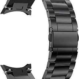 AMiRiTE AGW44 20MM Stainless Steel Metal [ Heavy Chain ] / Milanese [ Magnetic Clasp ] / Trail [ Velcro ] / Alpine [ Nylon ] Bands Compatible With Galaxy Watch 6 Classic 47mm 43mm, Watch 5 Pro 45mm,Watch 6 / 5 / 4 44mm 40mm, Watch 4 Classic 46mm 42mm And All 20mm Width Watches For Men Women Unisex【 👉 Only Watch Strap for Galaxy Watch 4⌚ Watch NOT Included 】-30