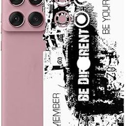 AtOdds Mobile Skin Sticker Wrap | Compatible for Moto Edge 60 Fusion (5G) | Scratchproof Matte Finish | Full Coverage for All Sides & Camera Protection (Be Different)-image-87