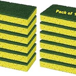 Scrub Sponge for Kitchen Cleaning | Heavy Duty Scrubber Pad for Utensils & Dishwashing | Non-Scratch, Long Lasting (Pack-12)-image-84