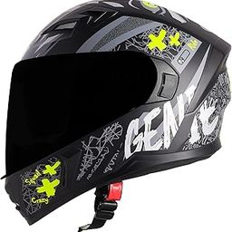 Steelbird SBA-21 Genie ISI Certified Full Face Graphic Helmet for Men and Women-image-11