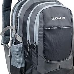 40L Four Compartment Backpack for School, Collage, Office, and Travel | Casual Laptop Backpack with Adjustable Padded Shoulder Strap, Mesh Back and Laptop Compartment| Grey-picture-11