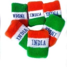 JAGMOOLYA PRODUCTS Indian Print Wrist Band Tricolor - Tricolor Band for Independence Day, Republic Day Celebrations (PACK OF 12)-image-48