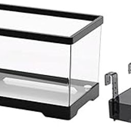 BNF® Turtle Tank Aquarium Hideout Hatching Area Feeding Box with Basking Platform M with Platform Black|Pet Supplies | Reptile Supplies|1 Turtle Tank, 1 Basking Platform-image-27