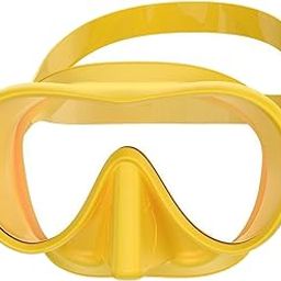 CALANDIS™ Snorkel Diving Mask Waterproof with Nose Cover for Outdoor Water Sports Pool Orange | Masks | Scuba & Snorkeling | Water Sports-image-61
