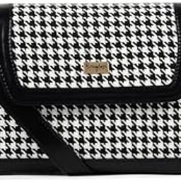 Women Houndstooth Printed Cotton Embellished Regular Sling Bag-picture-6