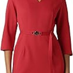 Women's Polyester Blend Modern Knee-Length Dress-3