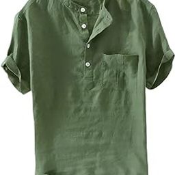 Summer Multicolor Men's Half Sleeve Cotton Kurta with Pocket-image-38