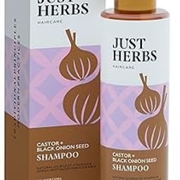 Just Herbs Castor and Black Onion Seed Sulfate Free Shampoo Reduce Hairfall,Hair Loss For Dry and Frizzy, Normal Hair Types Men & Women - 200ml-40