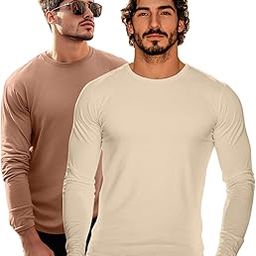 Pure Cotton Round Neck Regular Fit Solid Full Sleeve T-Shirt Combo for Men & Boys (Pack of 2 Available in Size S to 2XL)-image-20