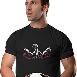 Arm Wrestling T-Shirt for Men & Women | Breathable Dotted Fabric | Sweat-Wicking Sports Tee | Gym & Training Wear Unisex-image-92