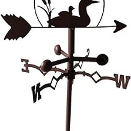 CALANDIS™ Cute Duck Family Weathervane Weather Vane Wind Direction Indicator Decors | Weathervanes | Garden D?©cor | Yard, Garden & Outdoor Living-image-59