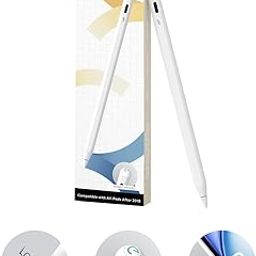 eiP Pencil 2 for iPad 2024-2018, Magnetic, 0.1mm Precise, 2X Durable Tips, Palm Rejection Stylus for iPad 10/9/8/7/6th Gen, iPad Pro 12.9/11/13" M4, iPad Air 3/4/5 M2, iPad Mini 5/6/7, White-image-70