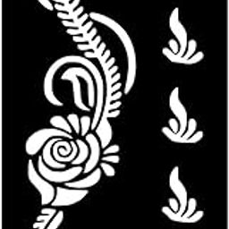 Temporary Tattoowala Practice Mehndi Sticker with Traditional Style Patterns for Kids-20