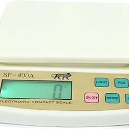 Skeisy New SF-400A-AJ8 Electronic Compact Digital Scale Power up 10kg X 2gmwith LCD Display, Multi-Mode Function, White-image-95