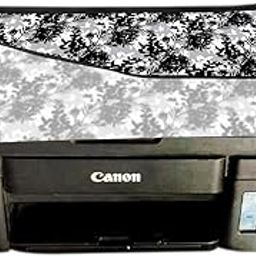 HomeStore-YEP Printer Cover Compatible for Canon Pixma G2010 / G2020 All-in-One Ink Tank Colour Printer with Zipper for Dust Protection ( Black Color)-picture-0