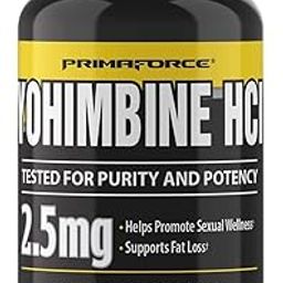 Yohimbine HCl,2.5 mg,90 Veggie Caps PMF-02039, 80 grams-1