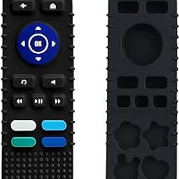 tekme Silicone Remote Teether For Baby, Remote Teether For 3+ Months And 6 To 12 Months Baby, Helps Biting Skills Development, Colour & Shape Recognition, Teething Toys For Babies And Toddlers (Black)-17