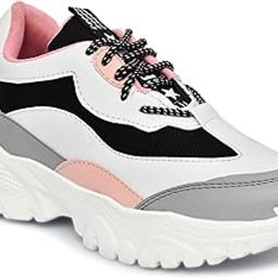 Women's Synthetic Leather Sneakers Shoes-image-49