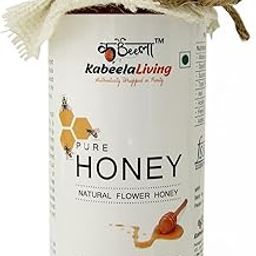 Kabeela Living Honey 500g, helps in weight Loss, Aravali Forest Honey, No added Sugar, Raw Unpasteurized Unprocessed Natural Flower Honey-image-52
