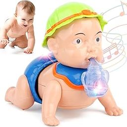 Zest 4 Toyz Musical Baby Crawling Toy for Kids with LED Lights and Sound Interactive Learning Toys for Babies Toddlers & Infants - Multicolor (Pack of 1)-77