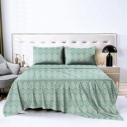 Casableu Microfiber Manhattan Premium Bedcover for Double Bed with 2 Pillow Covers King Size (104" X 90") Bedspread Premium Sheeting for Bed |Dusty Teal-image-73