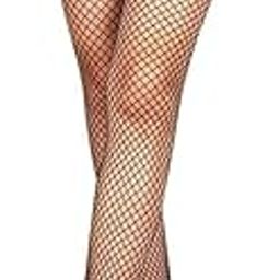 Women's & Girls's Full Length High Waist Pantyhose Tights Fishnet Pattern Stockings Broad Mesh Net Style, (Free Size) Black-picture-19