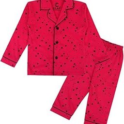 Kids Cotton Printed Full Sleeves Night Suit-image-44