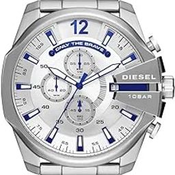 DieselMega Chief Analog Silver Dial Men's Watch DZ4477-image-61