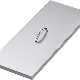 Stanbroil 27" x 11" Stainless Steel Fire Pit Cover Fits 24 x 8 Inches Rectangular Drop-in Burner Pan-image-5