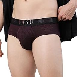 Faso Men Premium Micro Modal Illusion Print Brief-image-2