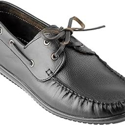 Pure Leather Black Boat Shoe with Rubber Sole – Timberam-image-24