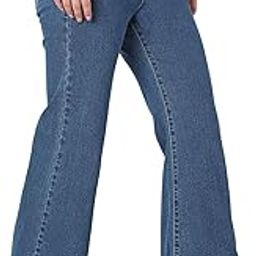 High Rise Womens Flare Fit Jeans-image-13