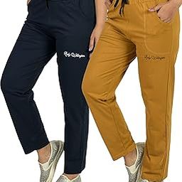 Women Regular Fit Cotton Plain Comfortable Night Trackpant With Side Pockets, Lower, Sports Trouser, Joggers, Lounge and Daily Gym Wear-picture-6