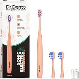 Dr.Dento Neo Sonic Electric Toothbrush | Soft Dupont Bristles | Sonic Vibrations | Unisex Adults | 2 Brush Heads & 1 Cover | 120 Days Battery Life | Eco-Friendly & Ergonomic Design-image-15