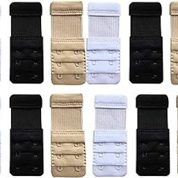 Bra Hook Extender to Increase Bra Length for Backless Dresses-2 Hook - 3 Eye, Extra Elastic, Combo Pack-39