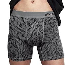 Men's Regular Fit Supima Printed Cotton Boxer Brief Pack of 1, Underwear for Man Combo, H Shape Underwear for Men-image-43
