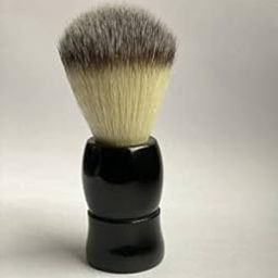 OS King for Men (BLACK HANDLE) Soft & Absorbent Bristles & Long Handle (Sleek black resin handle) Shaving Brush-image-4