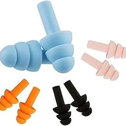 Silicone Earplugs for Sleeping Noise Cancelling, Reusable Ear Plugs– Super Soft, Silicone Ear Plug, for Sleeping, Swimming, Snoring, Concerts, Work, Noisy Places (4 Pair)-image-17
