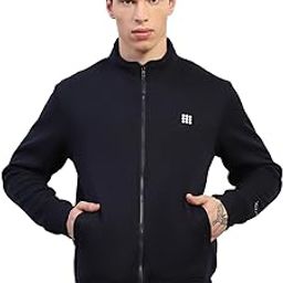 from House of Monte Carlo Mens Solid Mock Neck Full Sleeve Sweatshirt (2240102516)-image-47