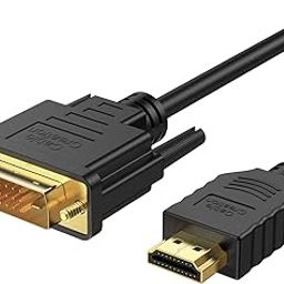 CableCreation DVI to HDMI Cable, 5ft HDMI Male to DVI-D Male Bi-Directional Adapter Cable, HDMI to DVI-D 24+1 High Speed Cable Support 1080P HD for Raspberry Pi, Roku, Xbox One, PS5-picture-22