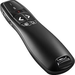 rts 2024-2025 Wireless Presenter Laser Power Point PPT Presenter Slide Changer Controller with USB Receiver for Mac/Computer/Laptop Windows Mac PC Presentation Clicker for Keynote/PPT/Google Slides-12