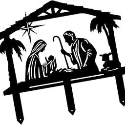 Nativity Scene Outdoor Yard Stakes Nativity Scene for Christmas Lawn Holiday-image-5