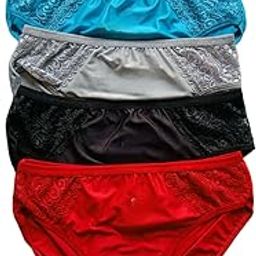 NET Panty Smooth Stretch Women Hipster Panties for Women Daily Use (Pack of 5)-65