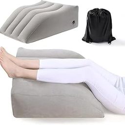 SLINCE Inflatable Leg Elevation Pillow – Orthopedic Leg Wedge Cushion for Swelling, Varicose Veins & Post-Surgery Recovery | Foot & Knee Support Pillow for Bed, Travel, Home Use – Pack of 1-image-10