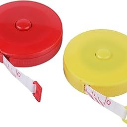 Body Fat Analyzers - Pcs | 2Pcs Tape Measure with Doubleing for Tailoring Body Waist Curved Surface Measuring-image-19