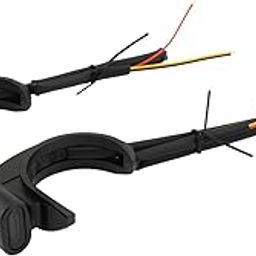 MERISHOPP 2 Pieces Motorcycle Front Fork Turn Signal Lights Running Lights Accessories 39mm 41mm Black-image-4
