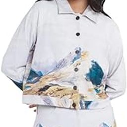 Women's Off White Straight Jacket-image-26